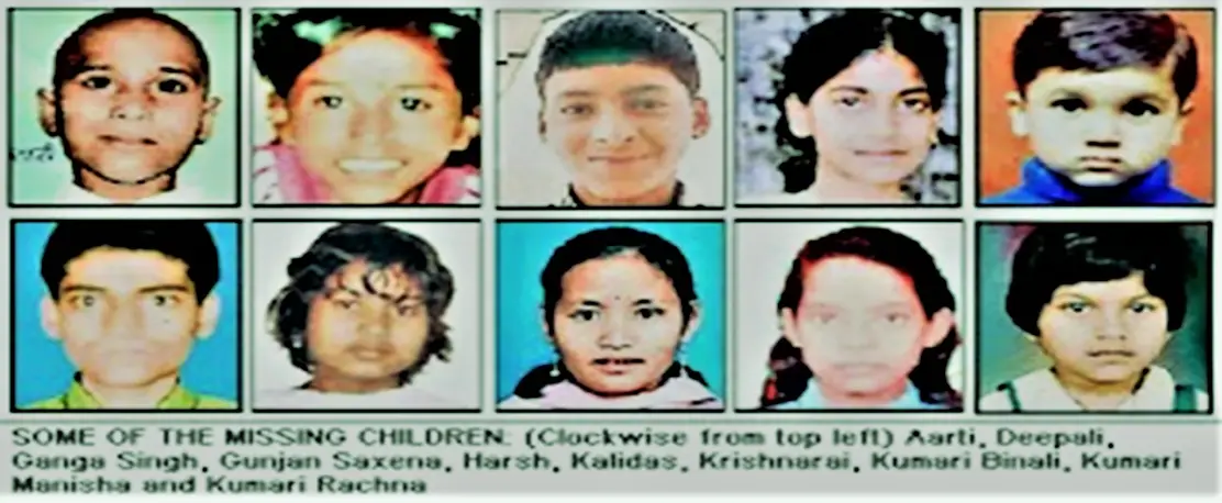 Some of the victims of Nithari Killings