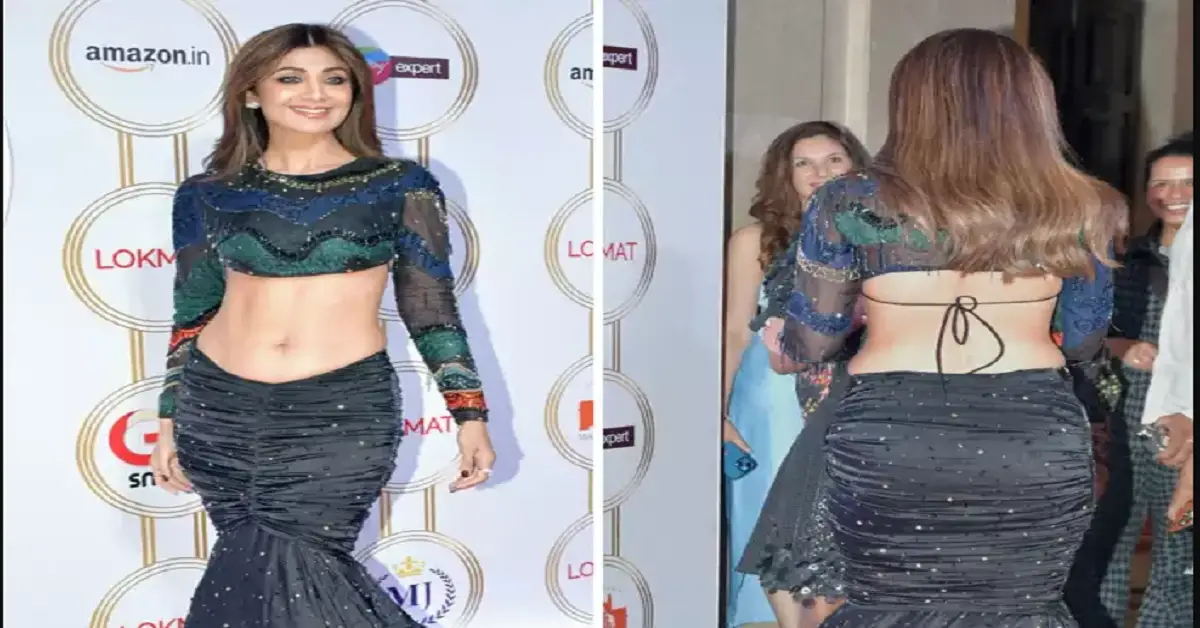 Shilpa Shetty’s Revelation: Insecure Black Blouse Outfit  Stunned the spectator