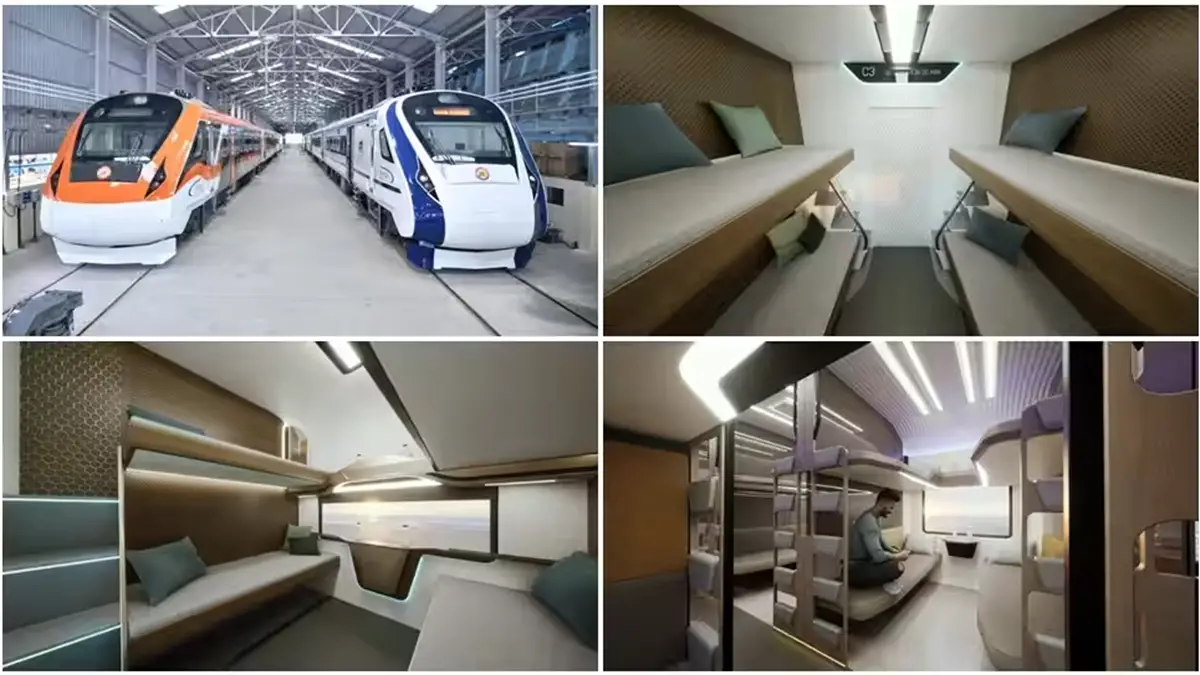 Vande Bharat sleeper train enters production stage;BEML to roll out new Indian Railways train in early 2024